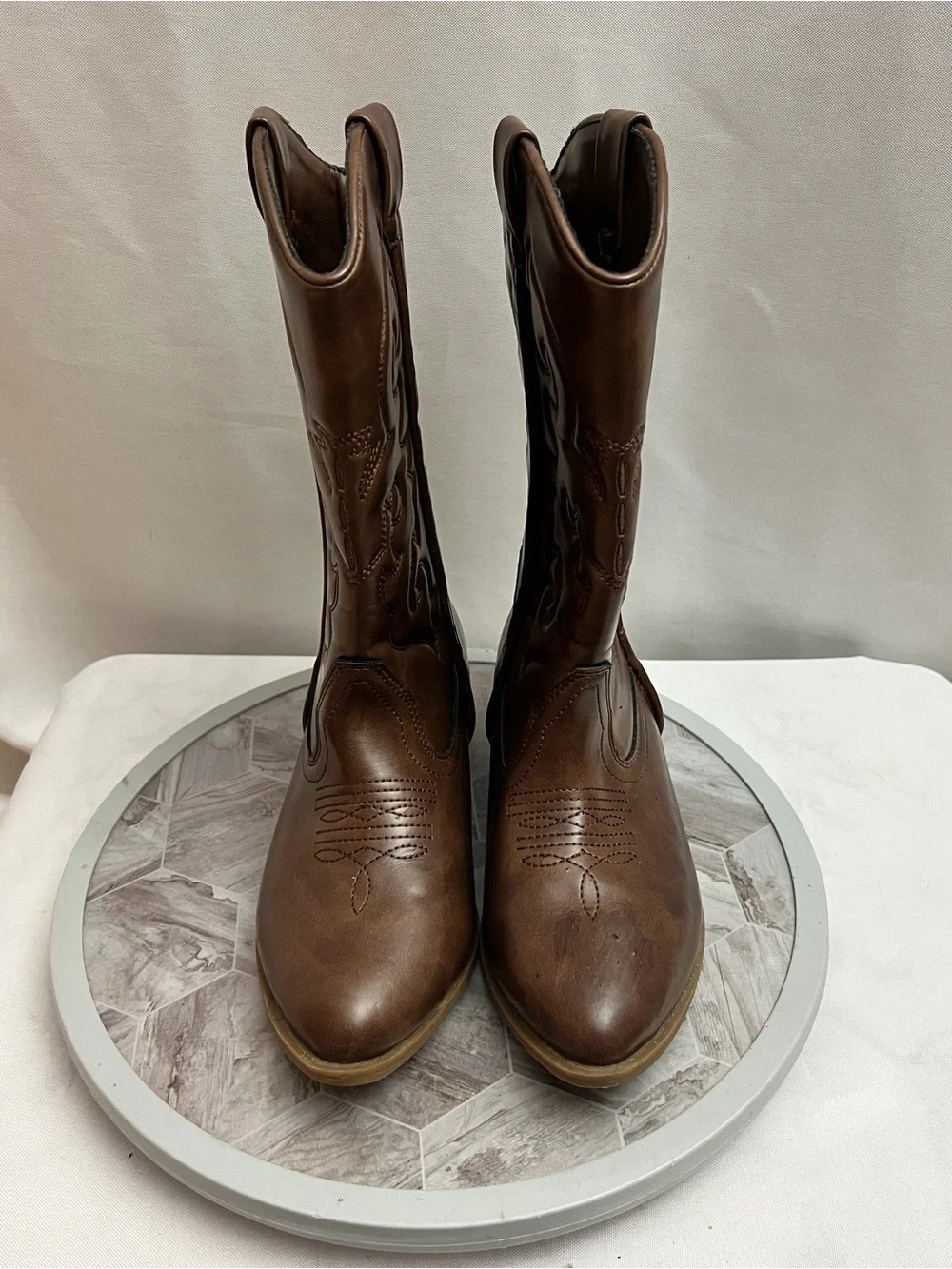 Tucker + Tate Brown Kids Cowboy Boots